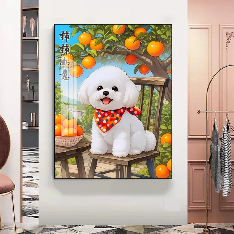 2025新款柿柿如意十字绣diy手工线绣解压高颜值装饰画送礼