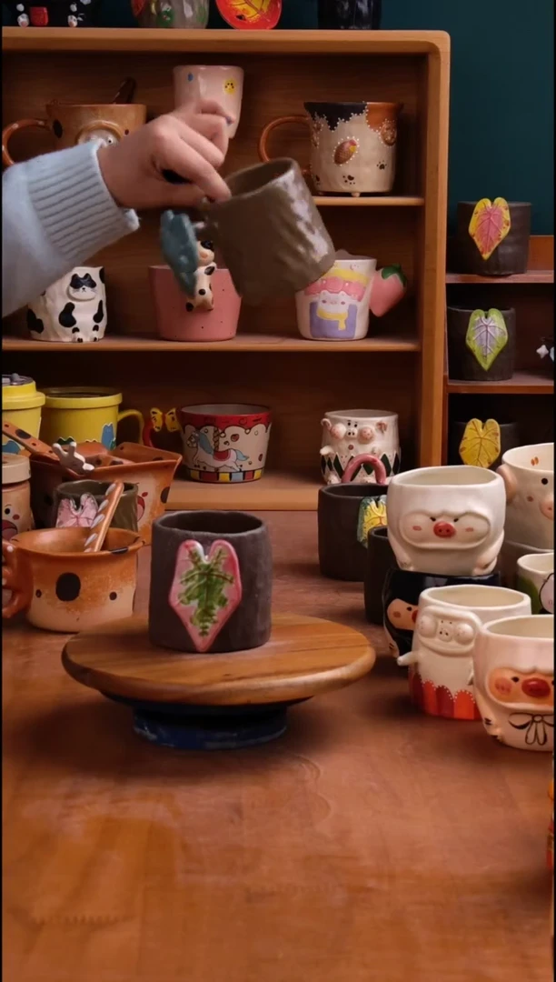 摆件陶景德镇原创手工陶瓷微瑕09