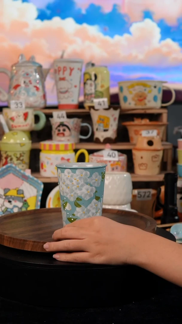 陶瓷双饮款景德镇手工陶瓷