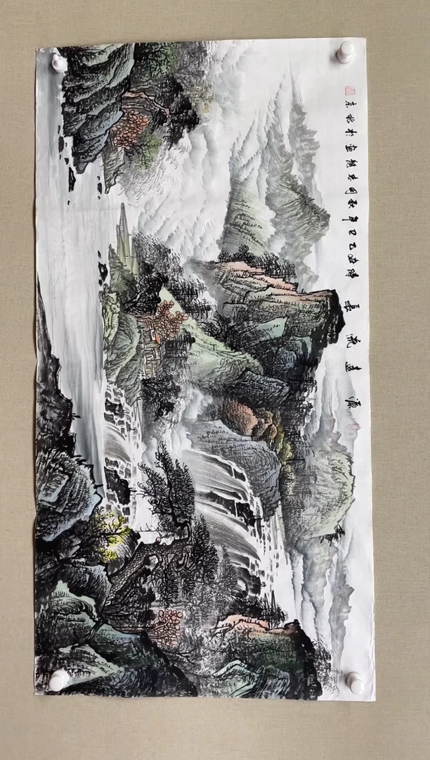 国画138*68  杨志龙杨志龙杨志龙杨志龙