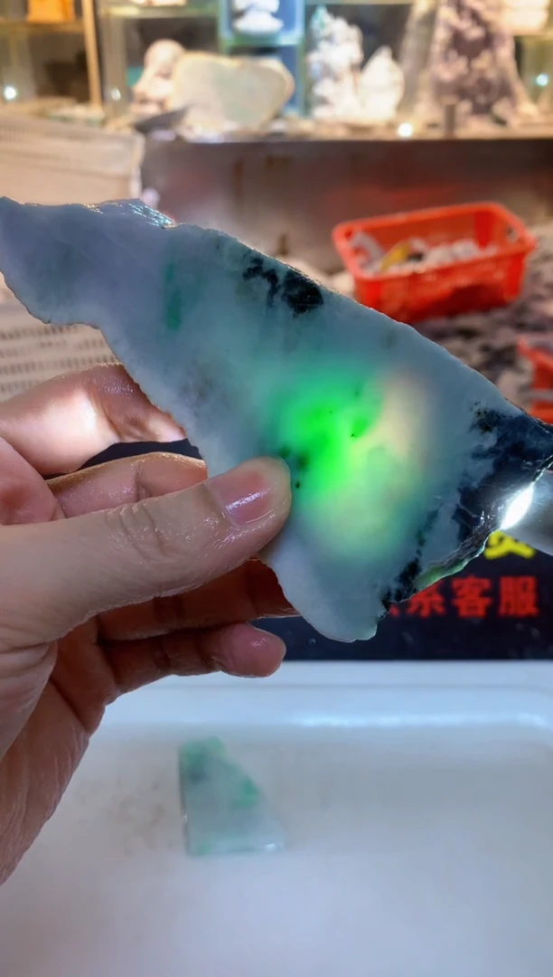 裸石翡翠0朗0翡翠珠宝667