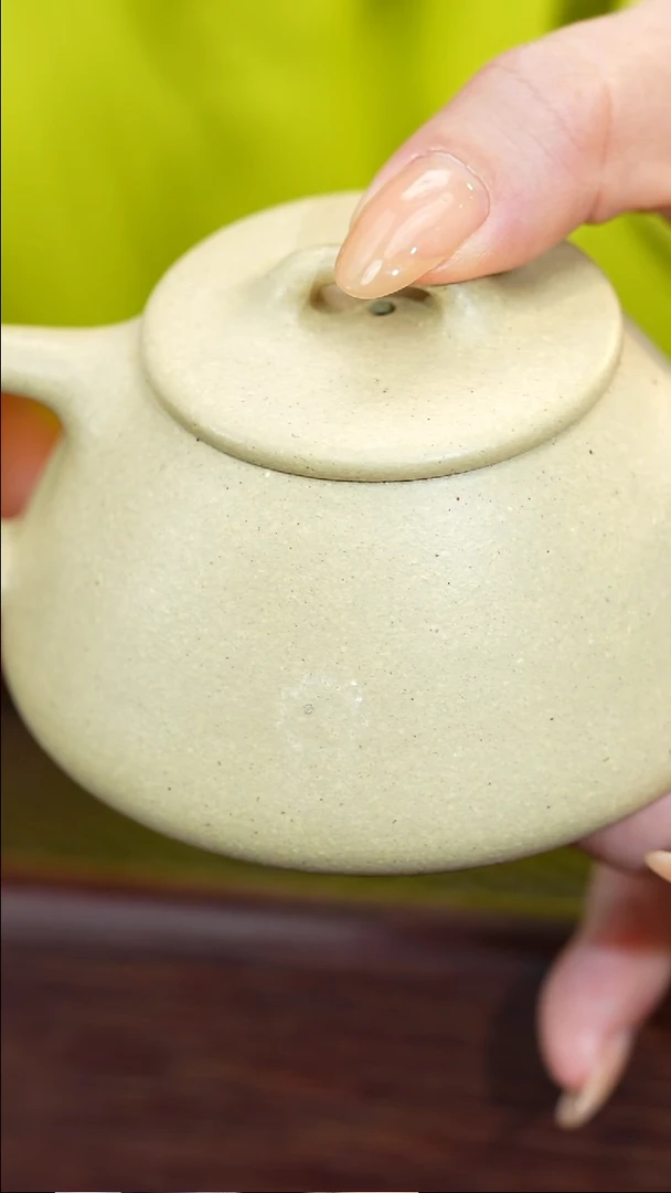 茶杯紫砂用****6石瓢微瑕本绿
