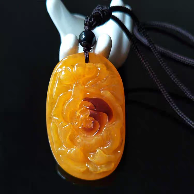 1288号精品花花雕刻吊坠