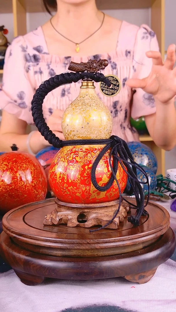 0526大漆酒葫芦 送葫芦就是福禄啦