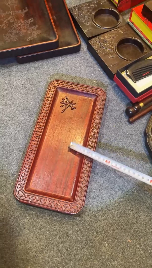 非洲紫檀（红花梨）木雕款牌匾木器