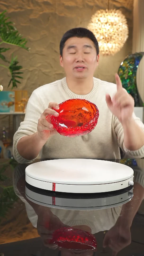 【闪购商品】摆件福利红色果碗