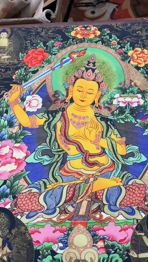 卷轴画老三的唐卡tk16