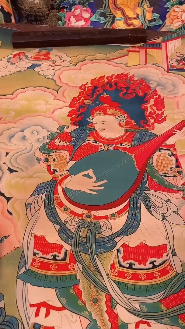 装裱画精美唐卡tk16071