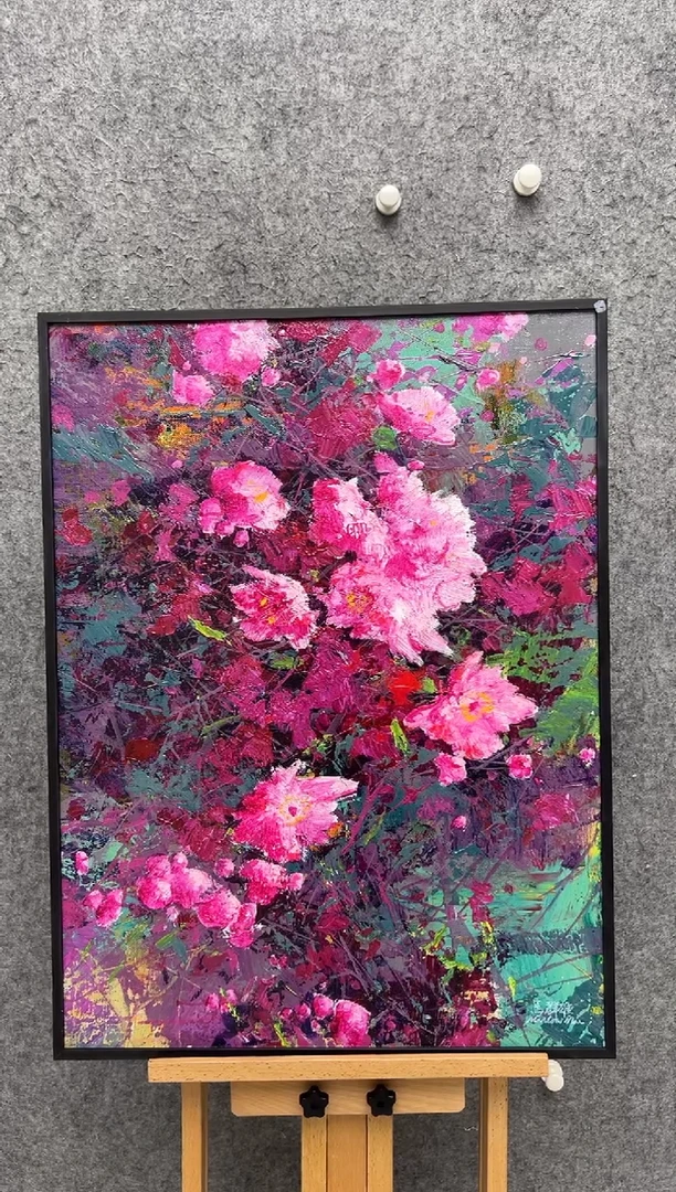 油画马群雄-60×80-油画