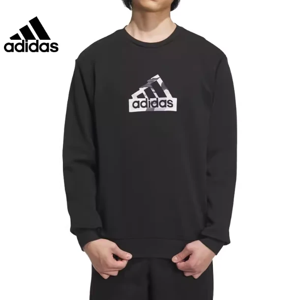 adidas阿迪达斯轻运动男装春季宽松运动圆领套头卫衣 IT3961