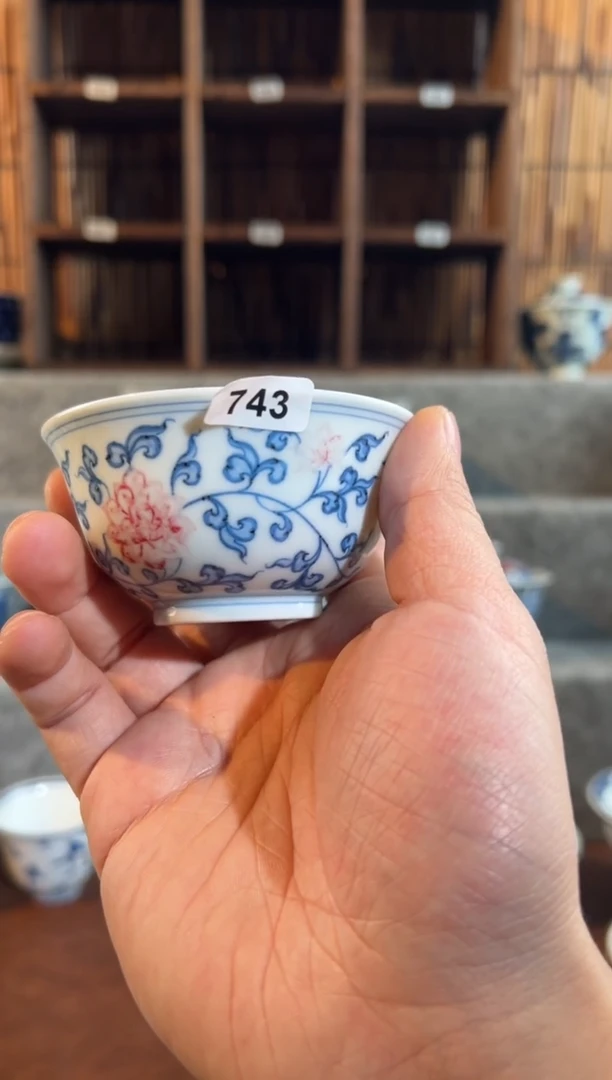【闪购商品】743天禄言瓷手绘茶器天花板