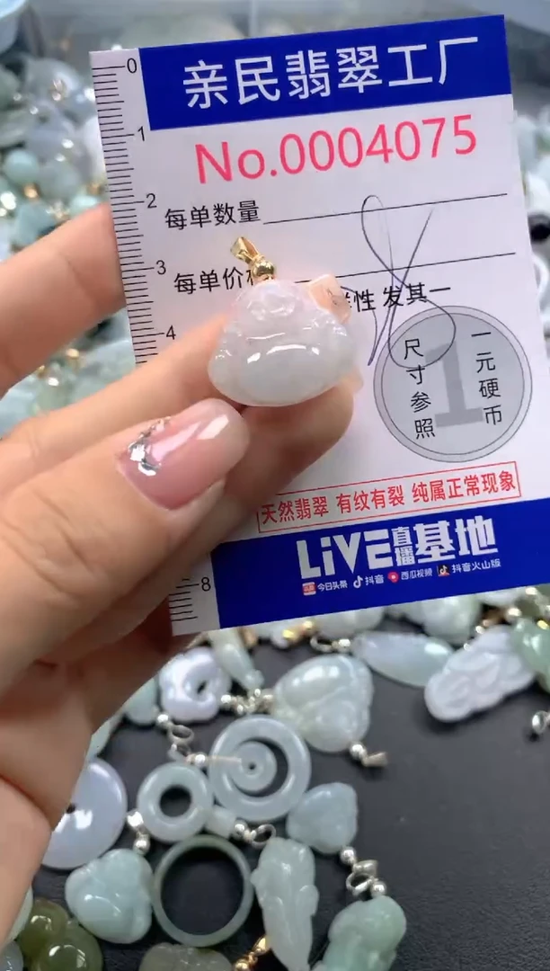 颈饰未镶嵌翡翠4075