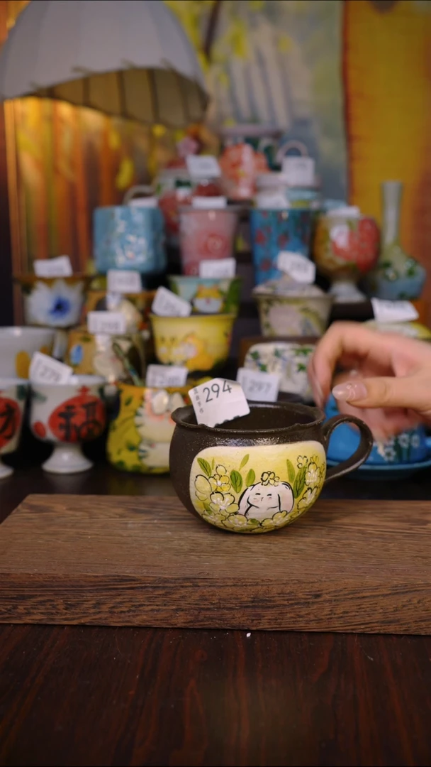 摆件泥垚手作 景德镇手工手绘器物 紫砂