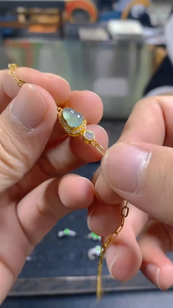 【闪购商品】翡翠手链未镶嵌0715941114/多样性发一