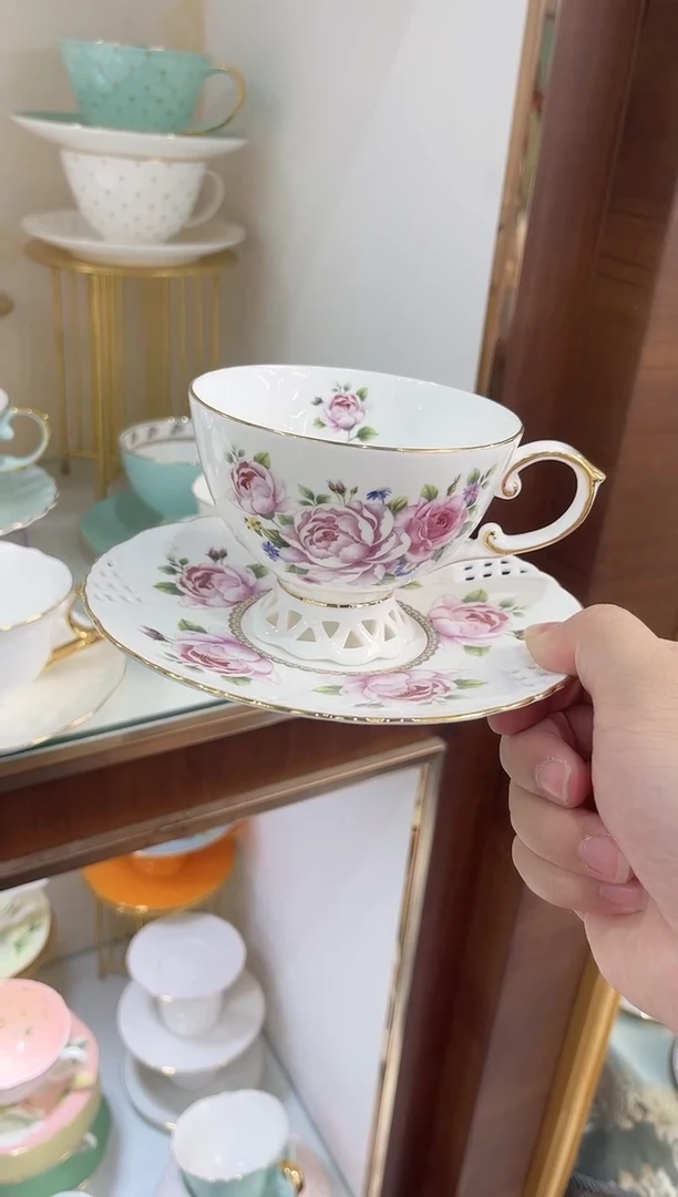 36%以上骨粉骨瓷咖啡杯碟
