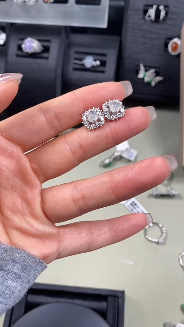 【闪购商品】翡翠戒指银S925镶嵌7590