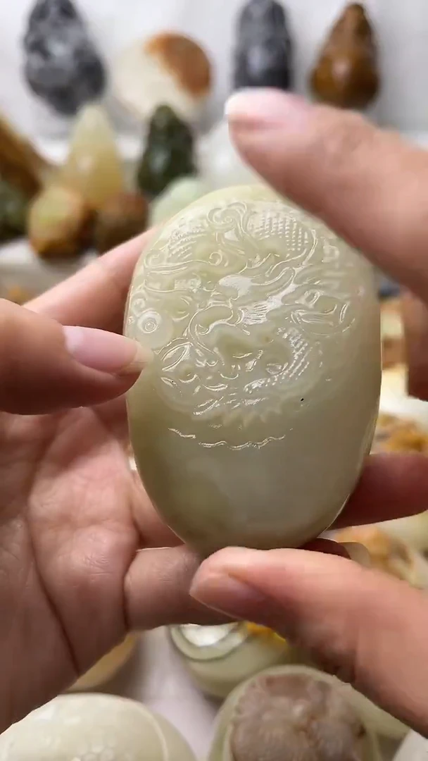 石材古青石棉纹正常不退换龙护主微瑕