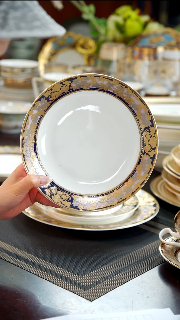 瓷片8英寸菜盘   1个