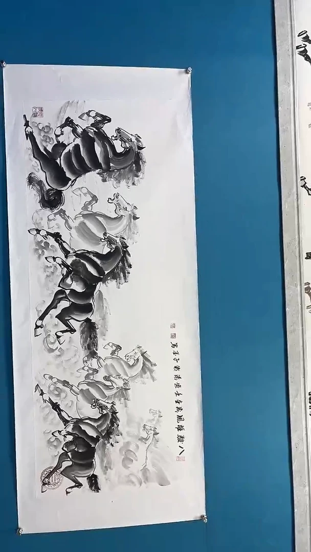 【闪购商品】绘画邓志标骏马系列6