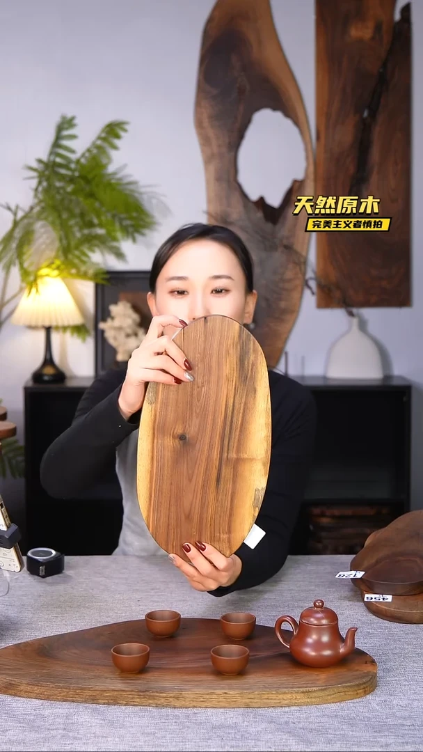 木北美黑胡桃原木.干裂疤结不属于商品质量问题完美主义者慎拍