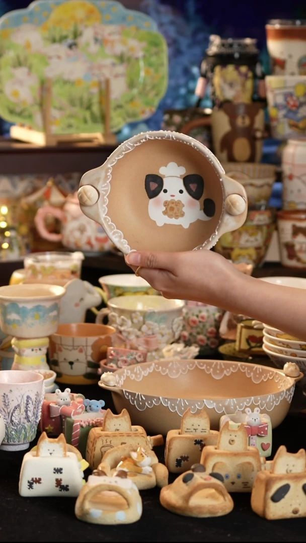 其他陶景德镇釉下彩手绘设计师款陶瓷