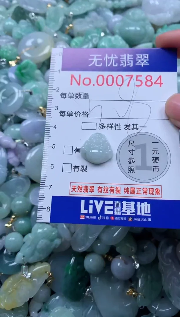 颈饰未镶嵌翡翠7584