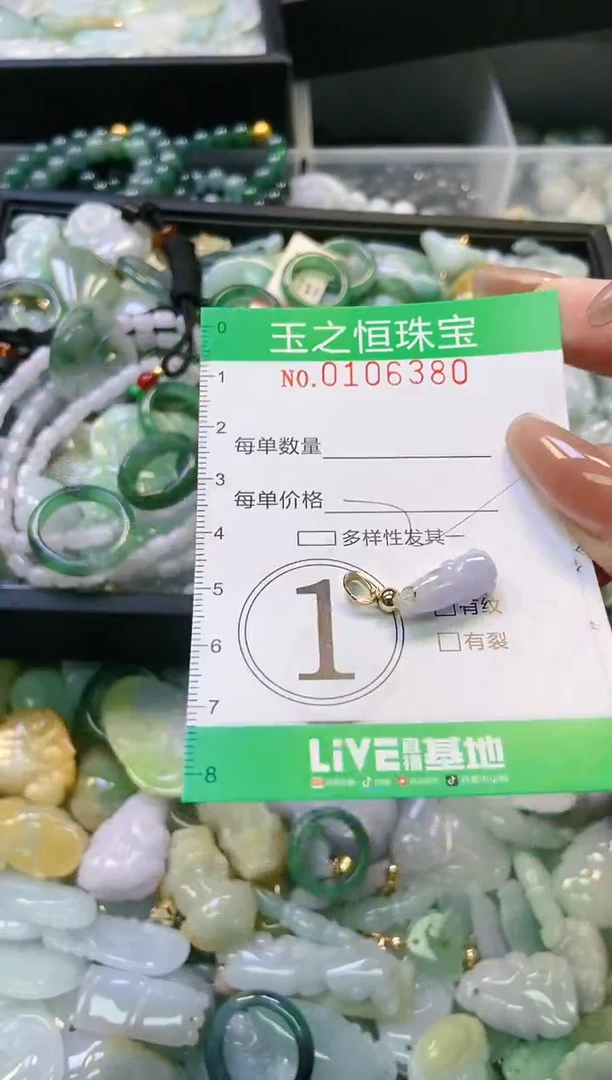 翡翠未镶嵌颈饰闪购0106380