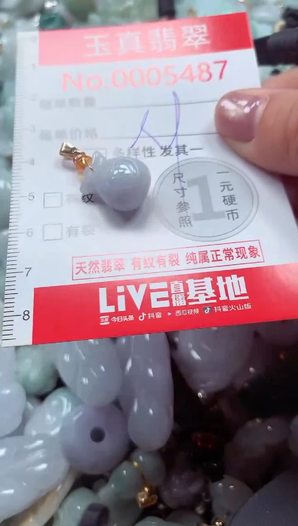 吊坠(不含链)未镶嵌翡翠5487