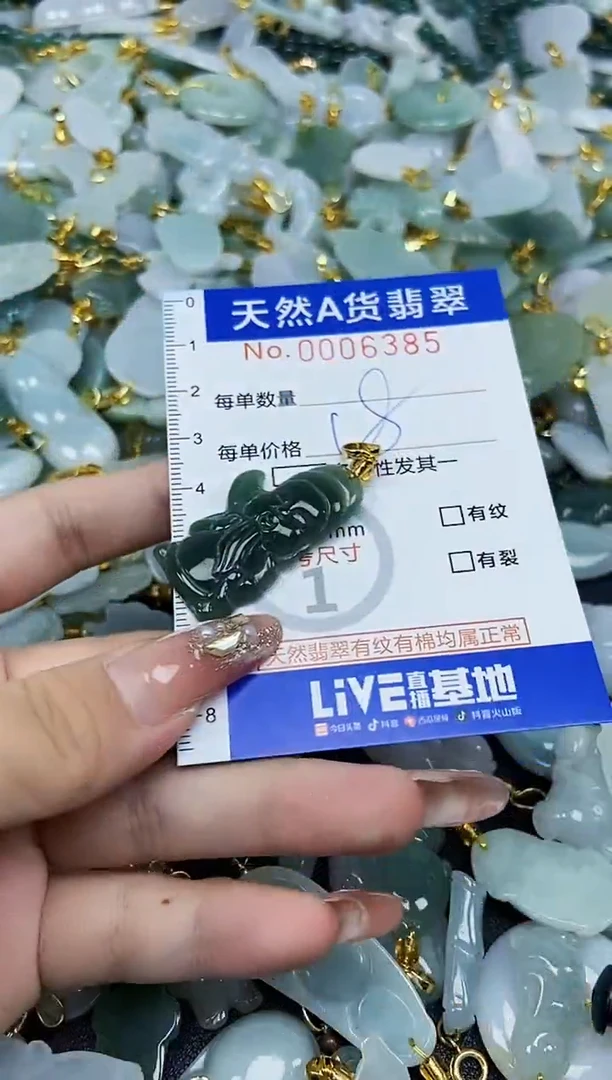 翡翠未镶嵌颈饰天然A货翡翠