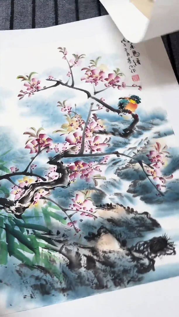 精品国画花鸟作品