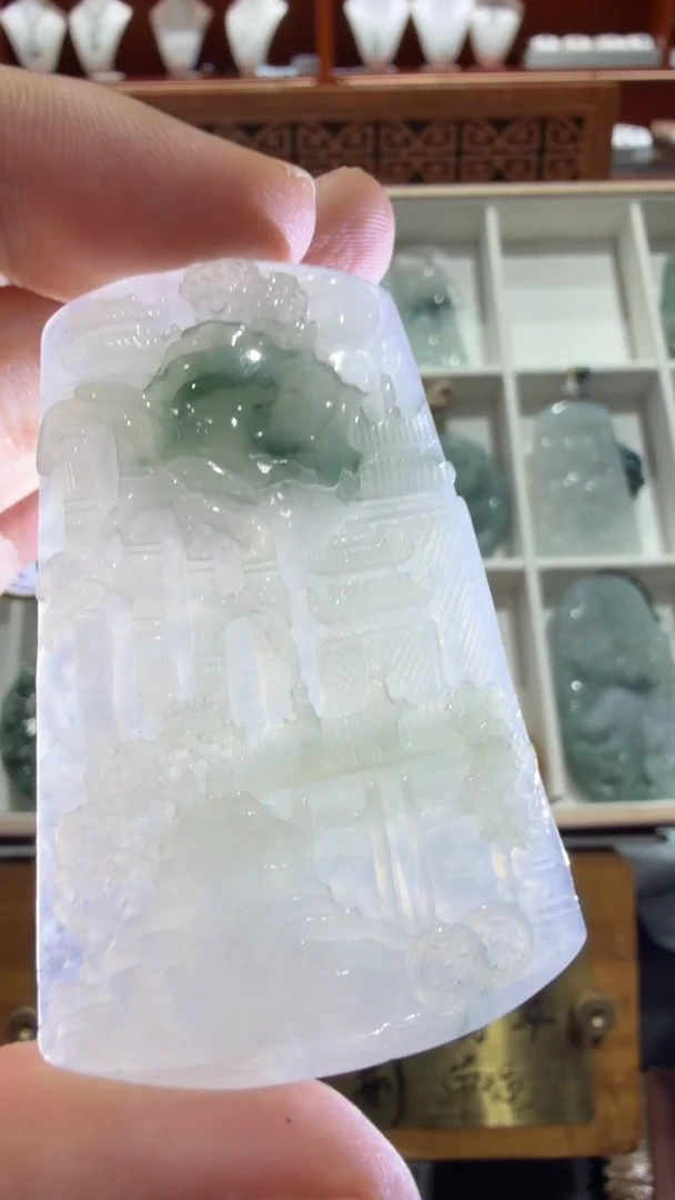 未镶嵌挂件翡翠A货翡翠多样性孤品