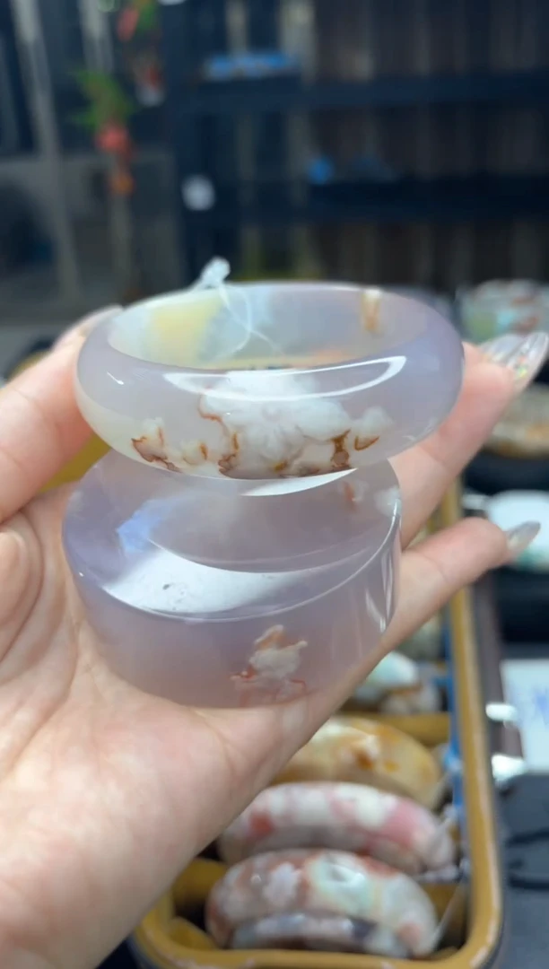 石英质玉手镯未镶嵌151(58圈赠送镯心)