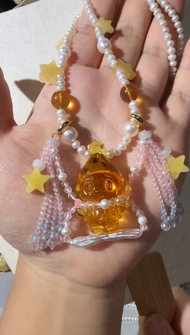 蜜蜡项链未镶嵌琥珀项链