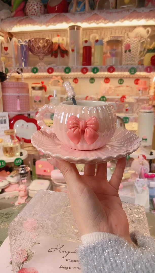 【闪购商品】摆件珍珠咖啡杯品质好，发货快，放心拍