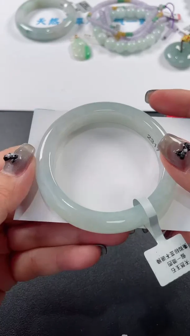 未镶嵌手镯翡翠基地发货H2775 53+