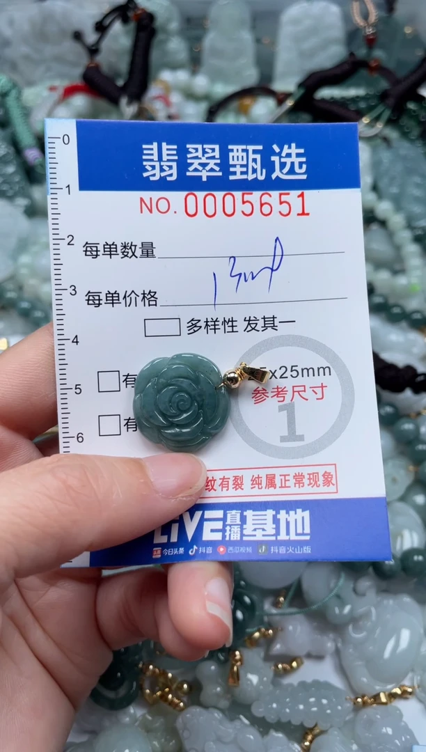 【闪购商品】翡翠颈饰未镶嵌00..5851