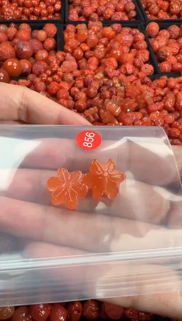 南红玛瑙未镶嵌颈饰1