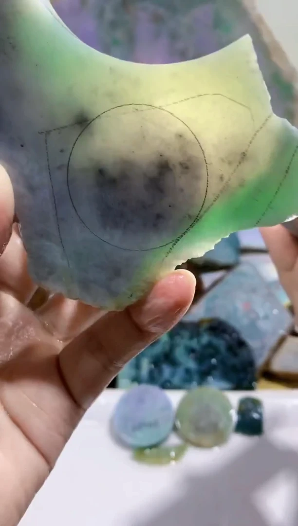 裸石翡翠0蒙0翡翠珠宝297