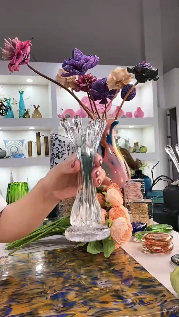 胜*慕忆家手作琉璃花瓶小号