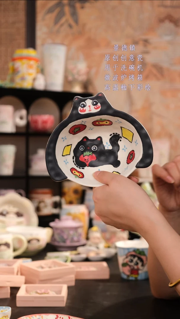 摆件旺的可以陶瓷设计师款