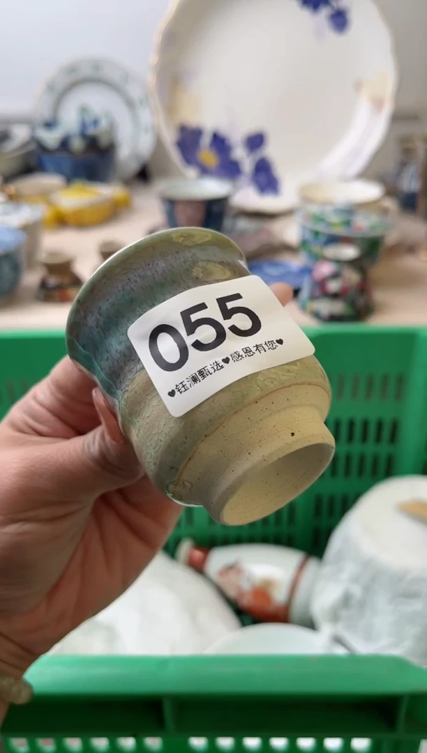 瓷片喝**茶055