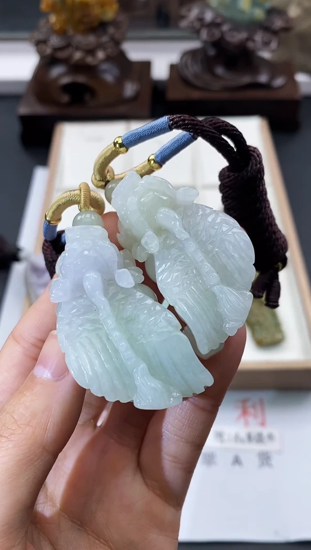 颈饰未镶嵌翡翠天然缅甸A货翡翠