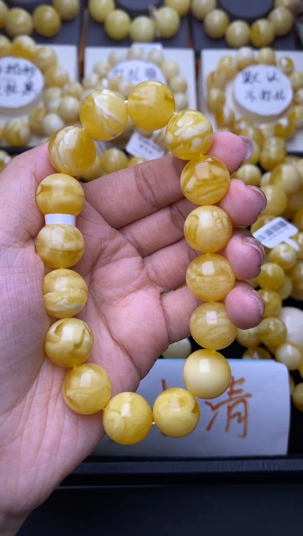 裸石琥珀未镶嵌大小姐珠宝38