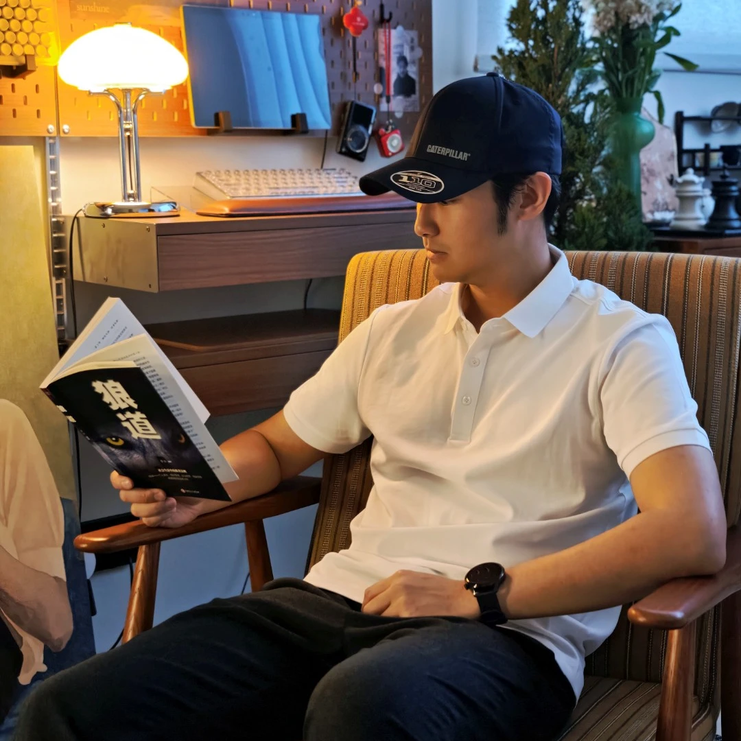 夏季男士居家休闲短袖polo衫纯色百搭净版Polo衫工装高品质男装