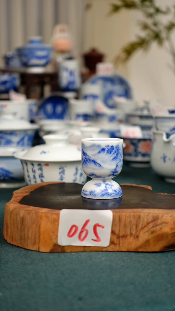 杯065全手工手绘茶器