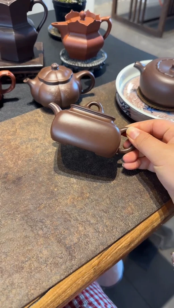 茶壶紫砂长四方 紫砂壶