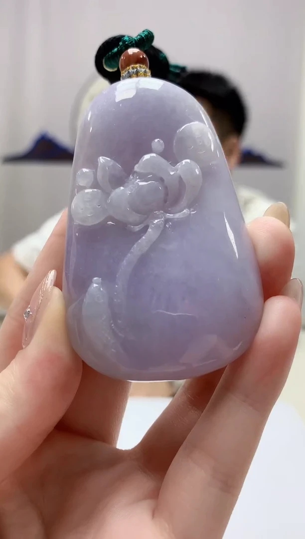 定制翡翠未镶嵌5028jw-毛货挂件35