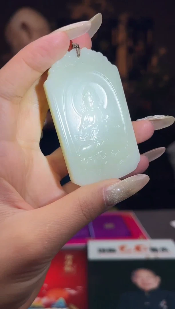 和田玉未镶嵌颈饰C767