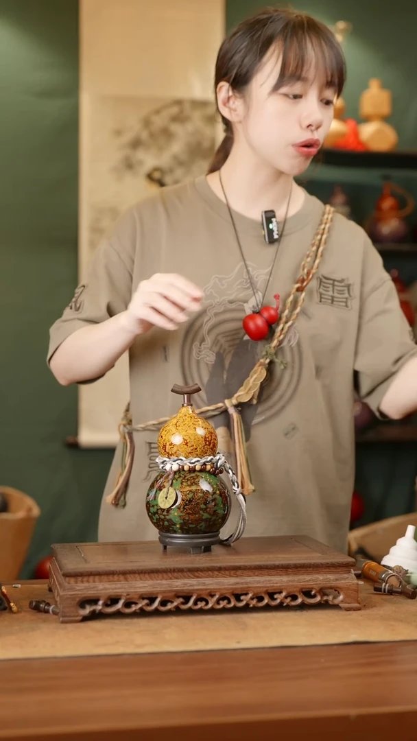 228号精品天然大漆酒葫芦一物一拍~