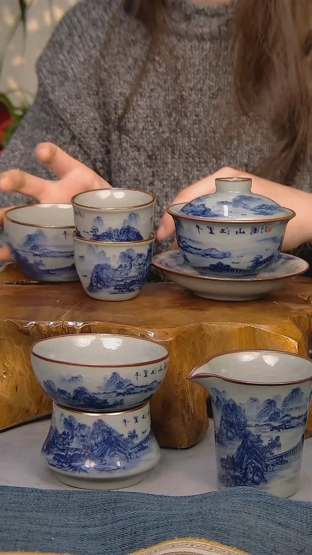 【闪购商品】简装家用款6件套 陶瓷家用茶具系列